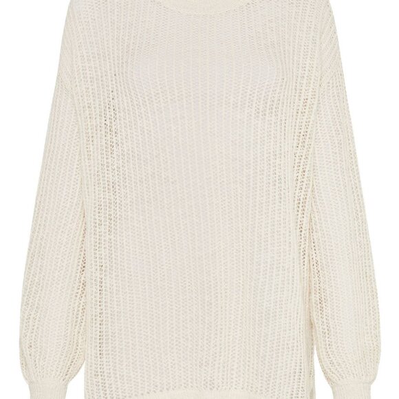 SPELL Willow Oversized Jumper BNWT lightweight cover-up sweater ivory knit FSOT - Picture 4 of 5